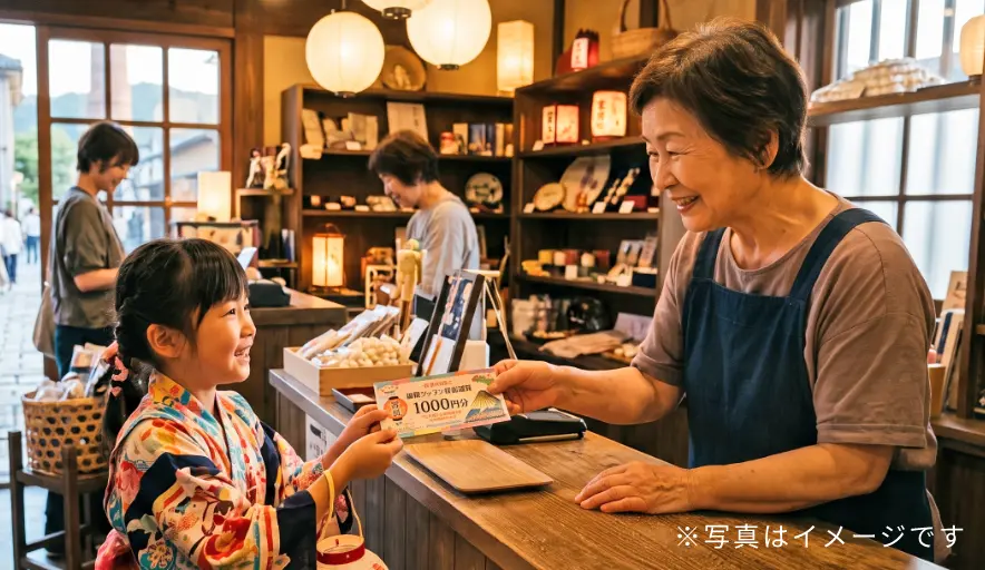 まちなか回遊通貨イメージ画像