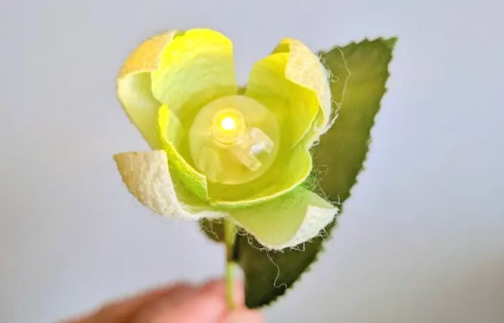 光るまゆ花づくりイメージ画像
